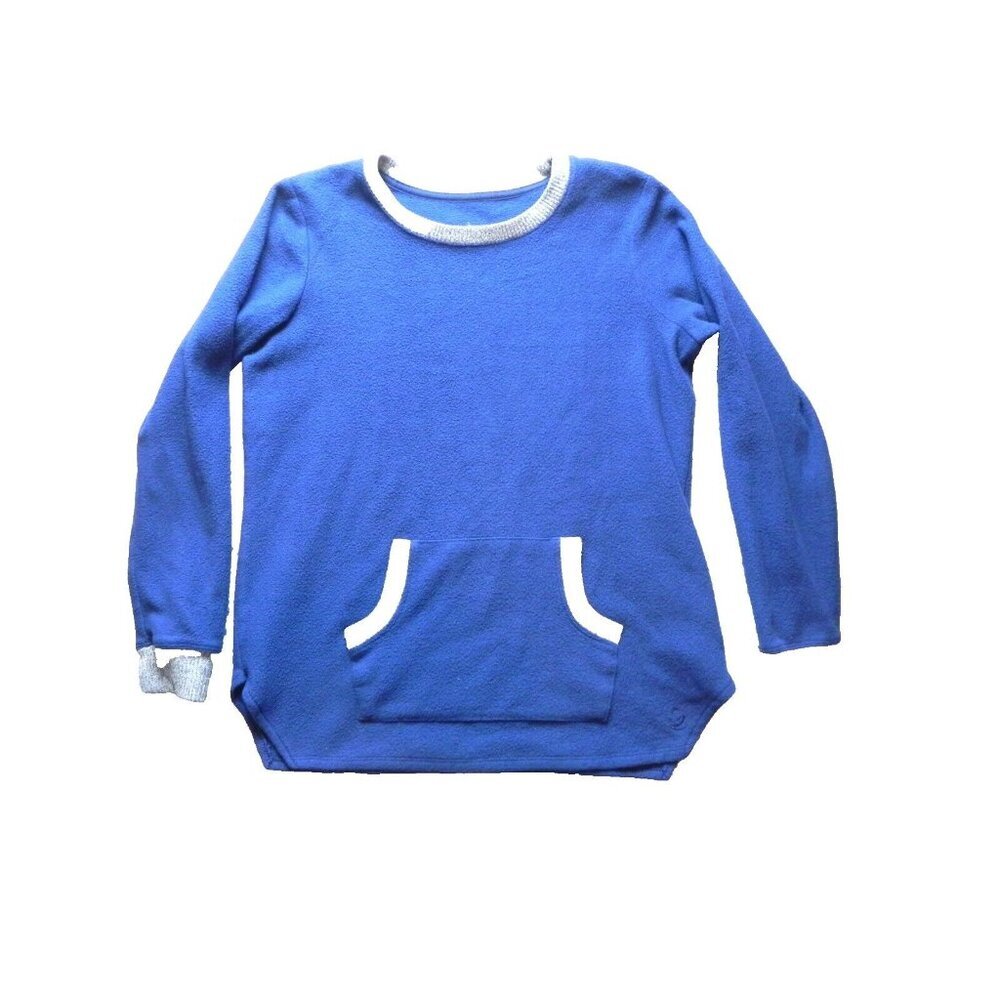 Cuddl Duds Sweater Adult Small Front Pocket Sherpa Fleece Outerwear Pullover Men